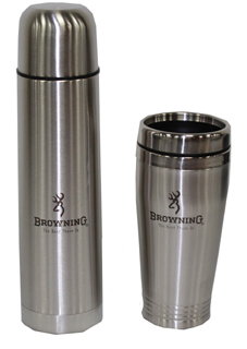 Browning Thermos and Mug Set .75L
