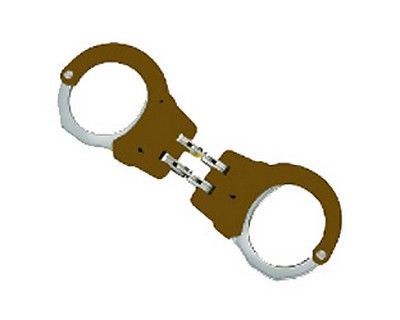 Hinge Handcuffs - Brown