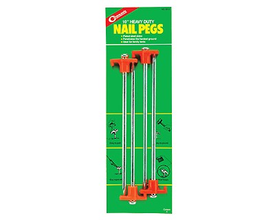 10" Nail Pegs -- pkg of 4