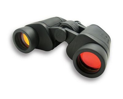 7x35 Black Binoculars Ruby Lens